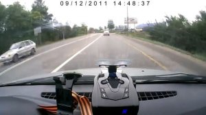 Whistler Pro68SE c рупором в лоб.AVI