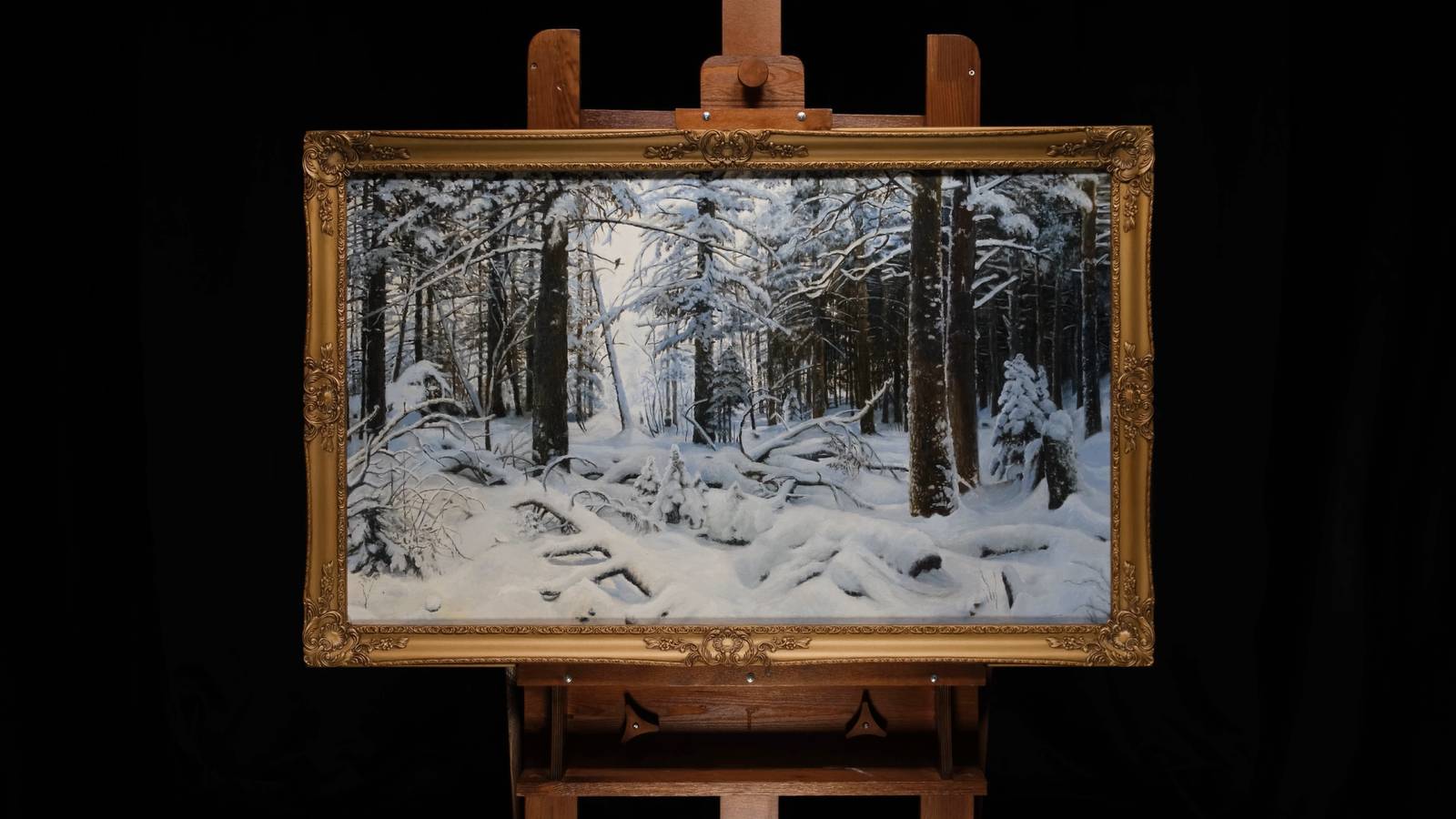 Иван Шишкин "Зима" смотреть онлайн