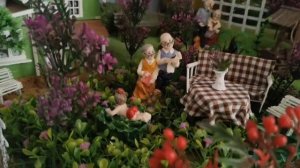 Декор,утро в деревне.