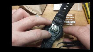 Replace battery ctl1616/ctl1616f Casio Protrek prg270 . Замена аккумулятора в часах Protrek prg270