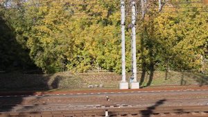 "Будьте осторожны!"Высокоскоростной электропоезд ЭВС-1 "Сапсан" проследует станцию Химки