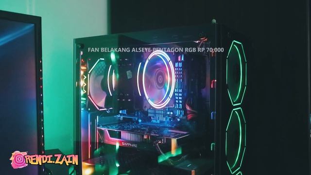 SETUP PC KERE HORE FULL RGB BIKIN BETAH DIRUMAH AJA