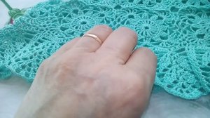 Дорожки с листиками крючком.Сарафан для девочки.