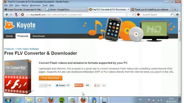 Capturing and Editing Your Videos with Flash Encoder & Windows Movie Maker -