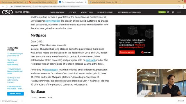 15 Biggest Data Breachers of All time and ICloud Hacked смотреть онлайн