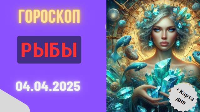 Гороскоп на сегодня 4 апреля ♓ для Рыб