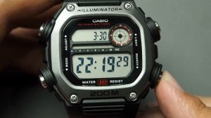 Casio DW-291H Quick Setting Tutorial part 1: How to set time, date, lcd check DW291H DW291