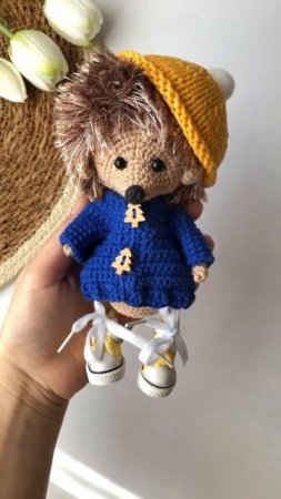 Ежик при домике)