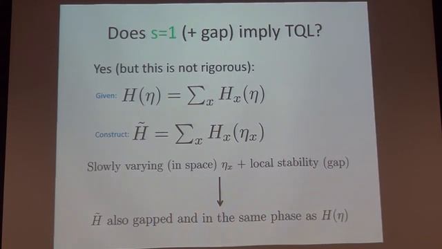 Brian Swingle, Renormalization Group Constructions of Quantum... II Part I