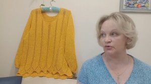 Вязальный эпизод.Джемпер"Солнечный".