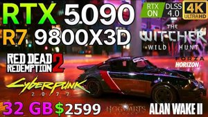 World's First RTX 5090 Test - RTX 5090 32 GB in 10 Games / 4K