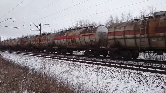 Электровоз ВЛ80С-287 с грузовым поездом смотреть онлайн