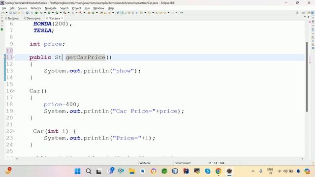 Enum With Main Method , Override Method |  Constructor, Method In Enum  Java Part-4  | 1.5 Features