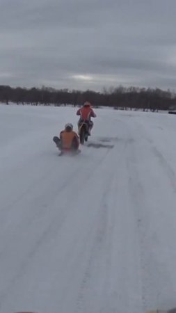 Безбашенный снегокат