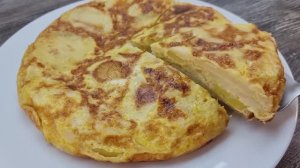 Тортилья - традиционный испанский омлет с картофелем_ простые идеи для сытного завтрака.