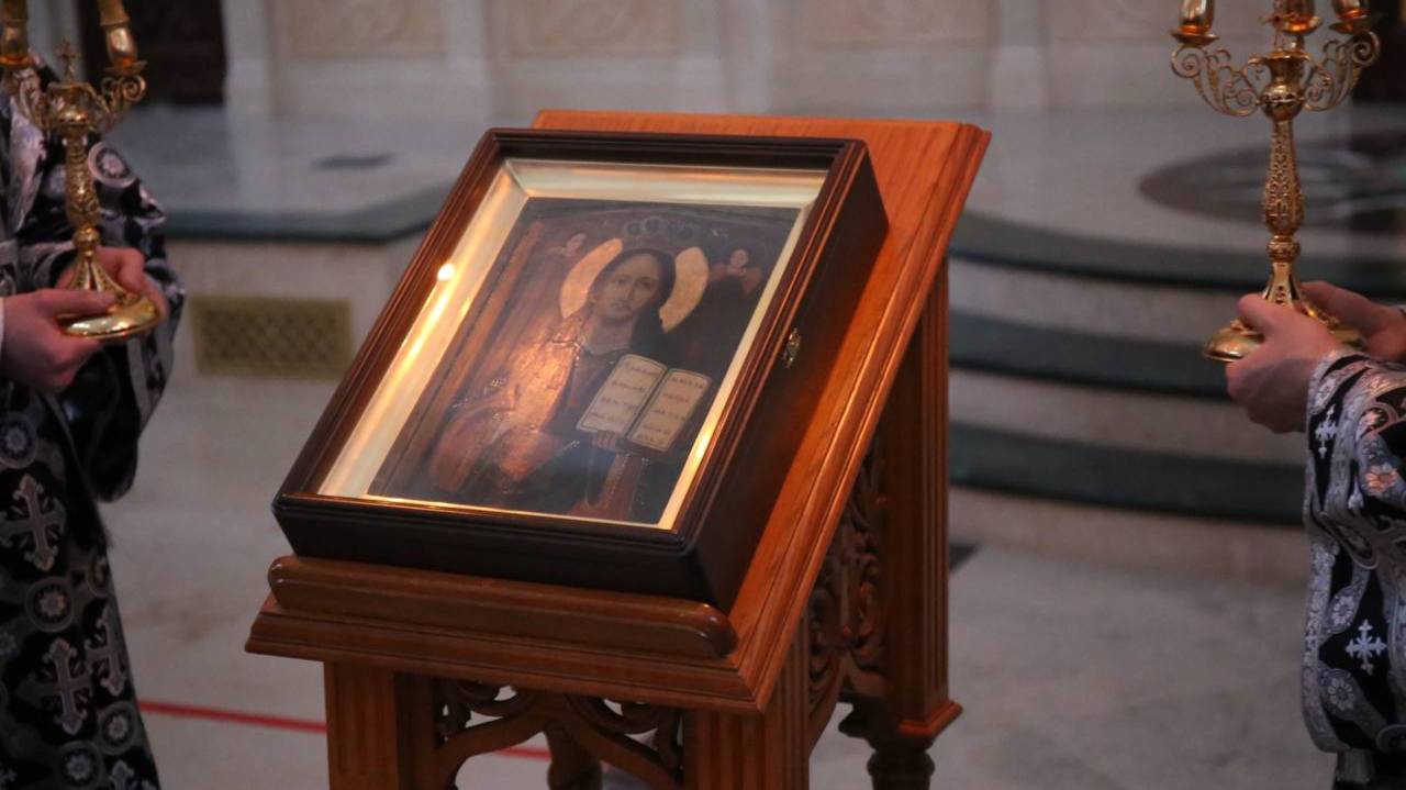 Пяток 5й седмицы Вел. Поста. Литургия Преждеосвященных Даров смотреть онлайн