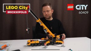 ОГРОМНЫЙ КРАН LEGO CITY 60409 в Бриксополисе! Поднимает экскаватор? Тестируем на прочность!