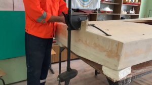 Установка штуртроса на транце и крепление к мотору