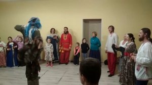 Подвижные игры на празднике Коляда в Нижнем Тагиле