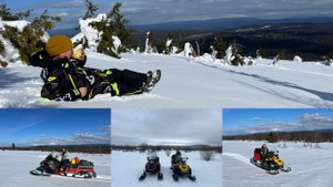 Пермский край Путешествие на снегоходах AODES SNOWCROSS и BRP SKANDIC Ослянка - Конжак