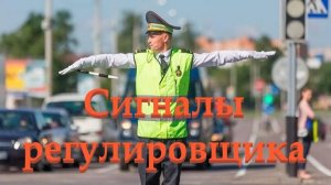 Урок № 6-2. Сигналы светофоров и регулировщика