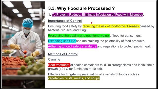 Food Processing in Food Technology