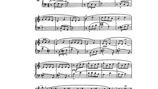 Béla Bartók Piano Mikrokosmos Volumen 3. 78. Five -Tone Scale.  Partitura