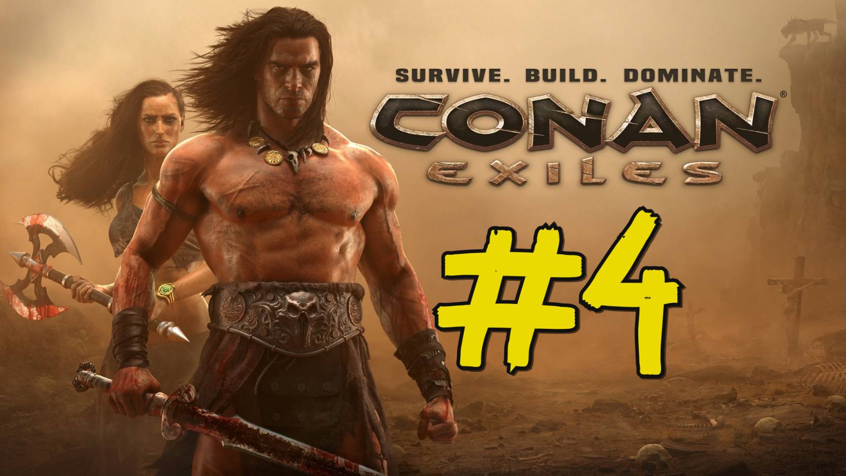 Conan Exiles Прохождение(2024) ч4 Новое Место под Базу