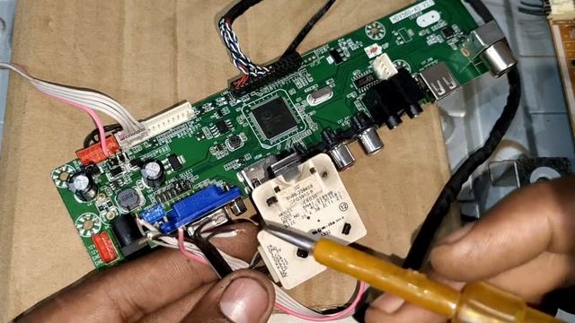 Led TV New Motherboard Installation | Led Tv Me Mother Board Kaise Lagaye | #Universal #motherboard
