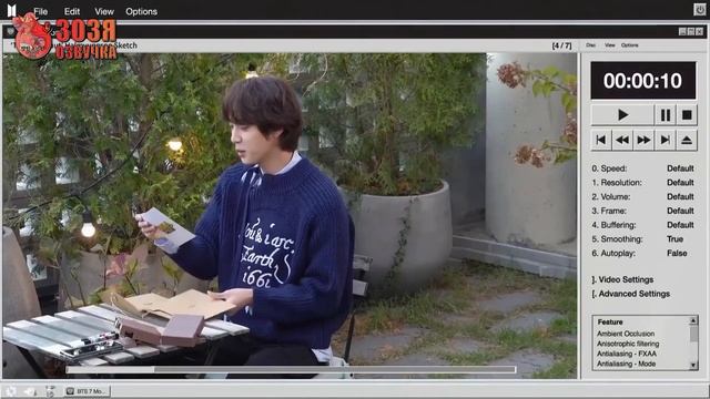 BTS 7 Moments  Jin Озвучка Зозя   ПЕРЕВОД НА РУССКОМ (1080p)