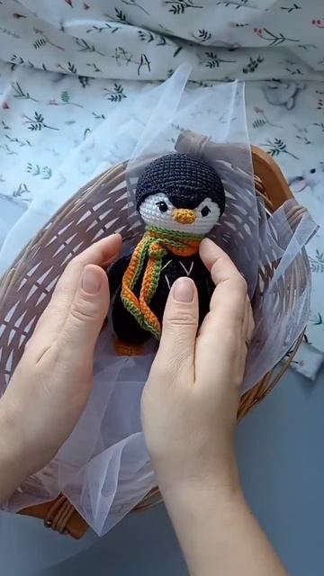 #амигуруми #amigurumi #knit #knitting #крючком #вязание  #игрушкикрючком #пингвин #shorts