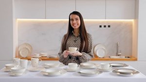 Обзор фарфоровой посуды NADOBA коллекции Mari