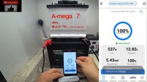 Tester Akumulatorów Samochodowych KONNWEI BK100