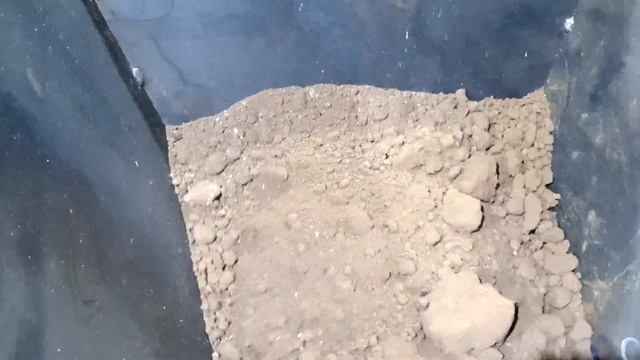 Измельчение комков глины на шредере ИШМ 220 фракция до 20мм