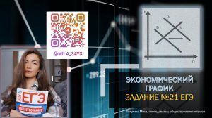 ЗАДАНИЕ №21 ЕГЭ | ЭКОНОМИЧЕСКИЙ ГРАФИК | обществознание