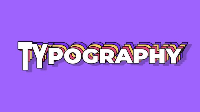 Colorful Looped Typography | Adobe Premiere Pro Template смотреть онлайн