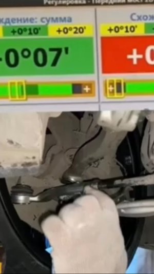 Регулировка развал-схождения колес .