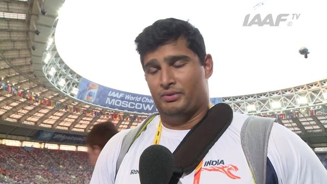 Moscow 2013 - Vikas GOWDA IND - Discus Throw Men - Final смотреть онлайн