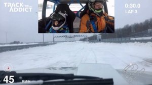 Rally Cross Taxi. РаллиКроссАрена тренировка на льду