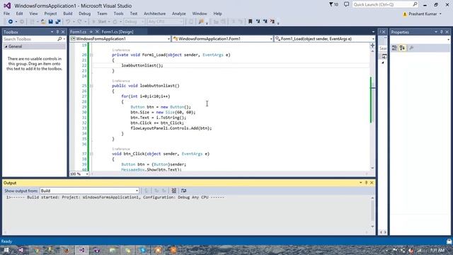 How to create dynamic Controls in Windows forms using C#