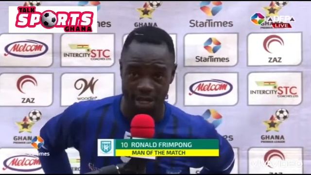 Hearts of Oak are lucky to get a point in Tamale - RTU’s Ronald Frimpong