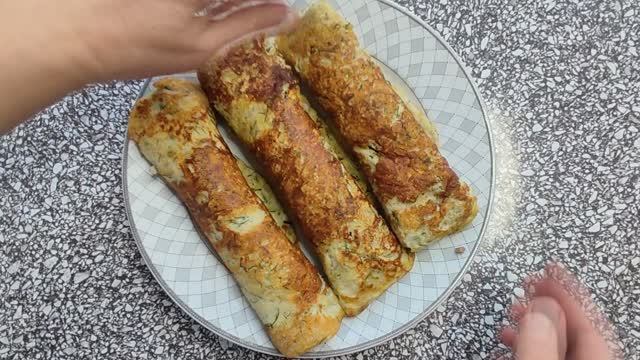 Картофельные блинчики с мясом смотреть онлайн