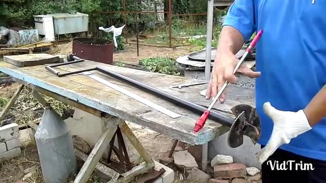 Бур, делаем для дачи своими руками, ролик N°1 САМ смотреть онлайн
