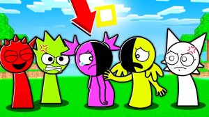 ГРУСТНАЯ ИСТОРИЯ КИКИ И БУБА НОВЫЕ СПРАНКИ  В МАЙНКРАФТ МОД SPRUNKI МУЛЬТИК