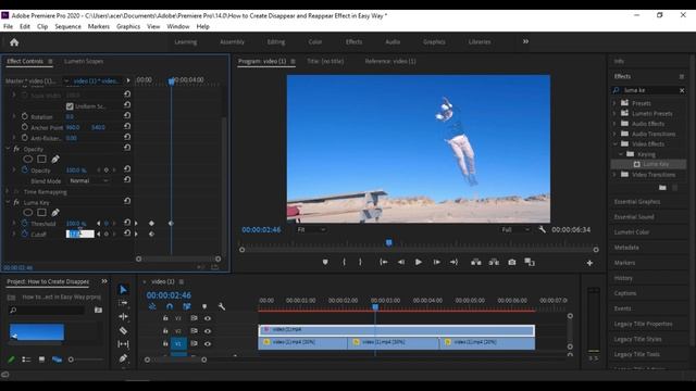 Adobe Premiere Pro 2020 - Using Luma Key and Gradient Wipe Effect смотреть онлайн