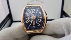 Обзор часов Franck Muller Vanguard Yachting Automatic розовое золото, оригинал!