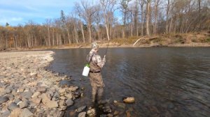 Ловля Хариуса и Ленка на мушку и швабру. Горная рыбалка. Приморский край.