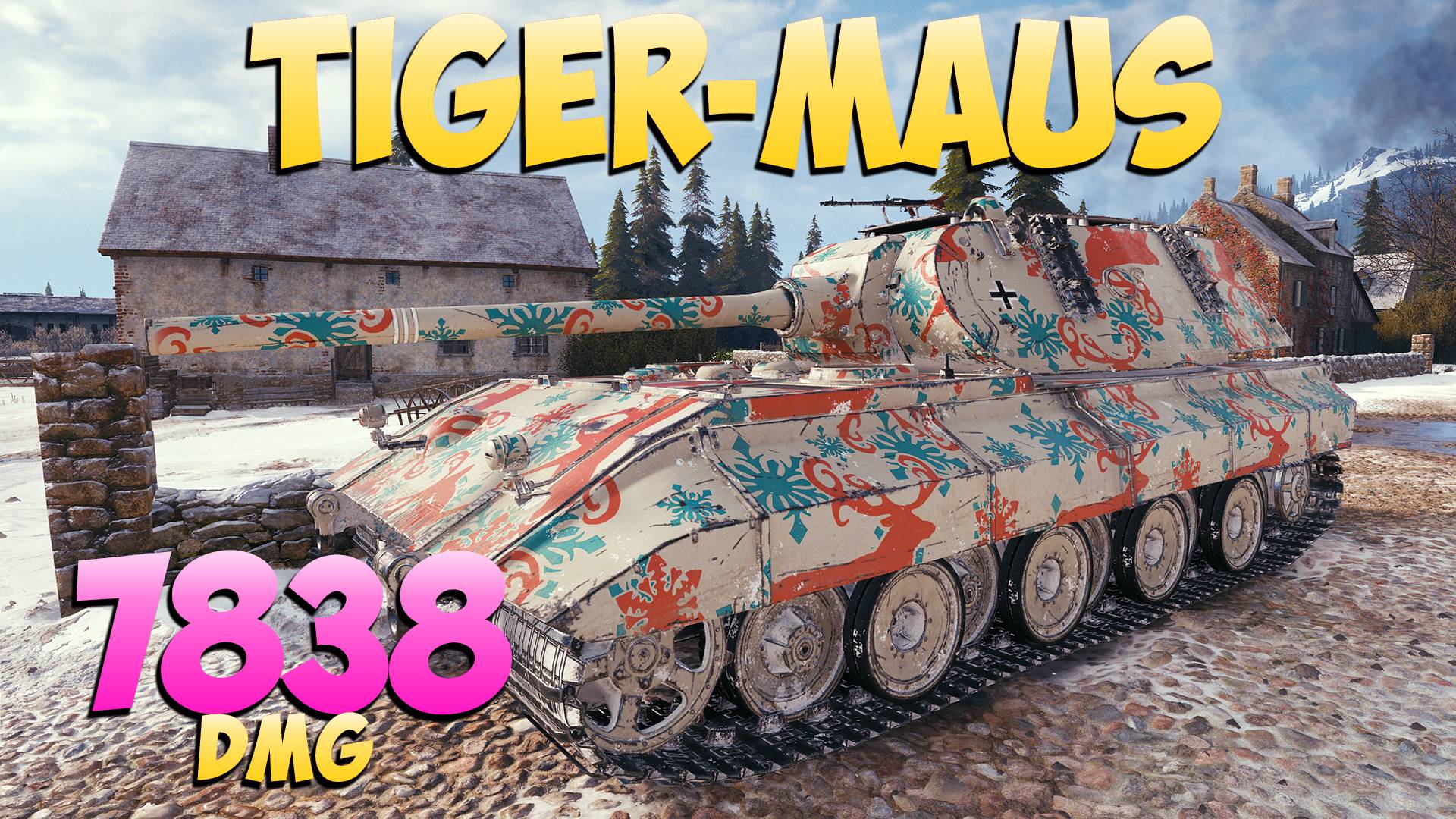 Tiger-Maus - 2 Фрагов 7.8K Урона - Мутант! - Мир Танков