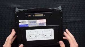 CF-20 Toughbook Extra Battery and SIM Card Install