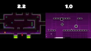 Геометрии дэш - Dash-разница версий 2.2 и 1.0